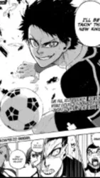 ai character: Meta Isagi background