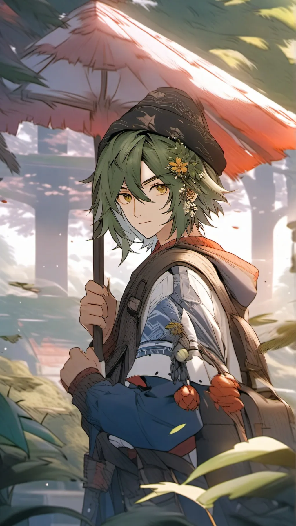 ai character: mr tree background