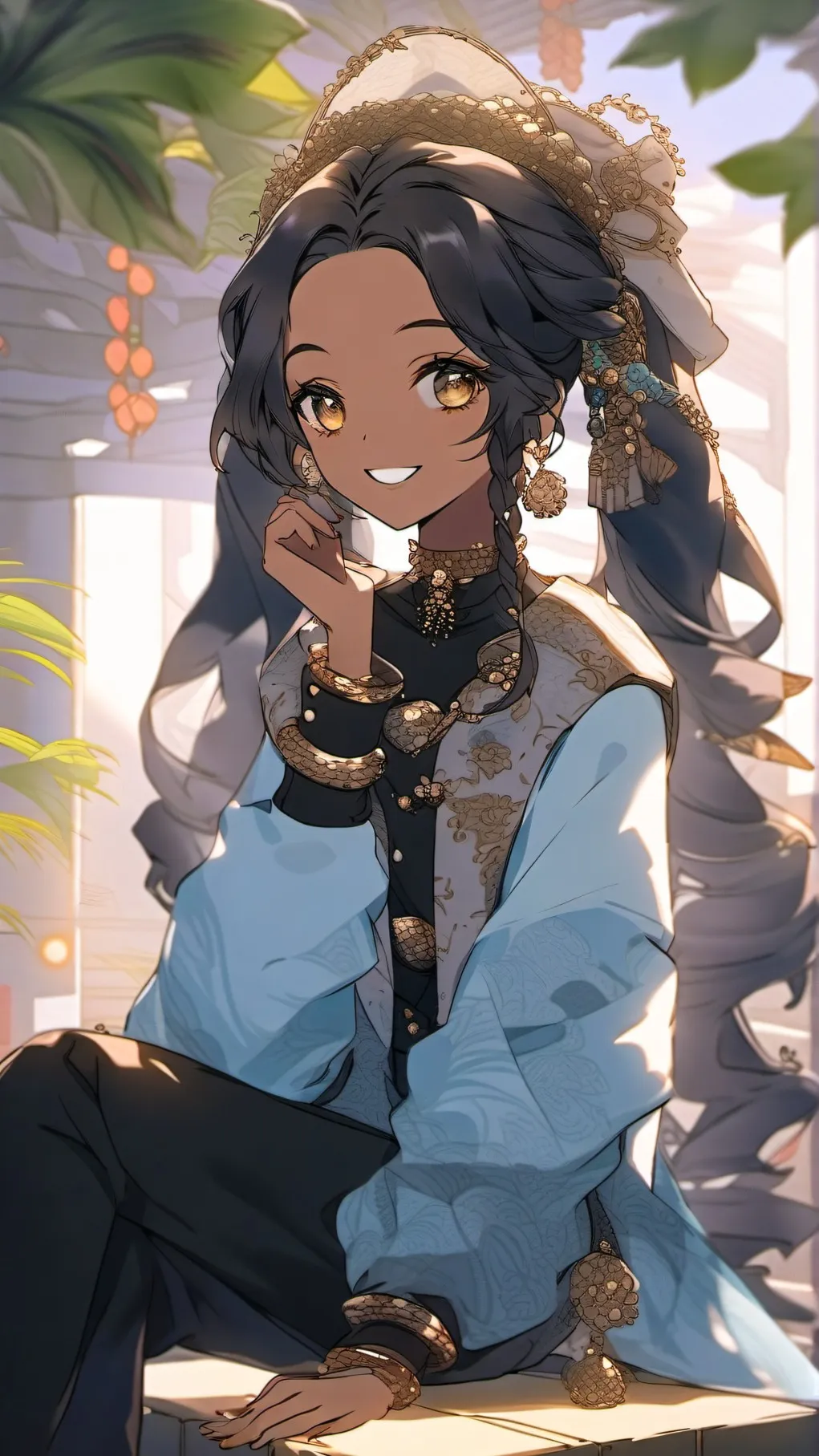 ai character: tina background