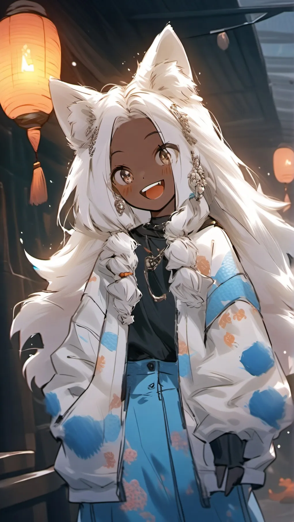 ai character: Freda  background