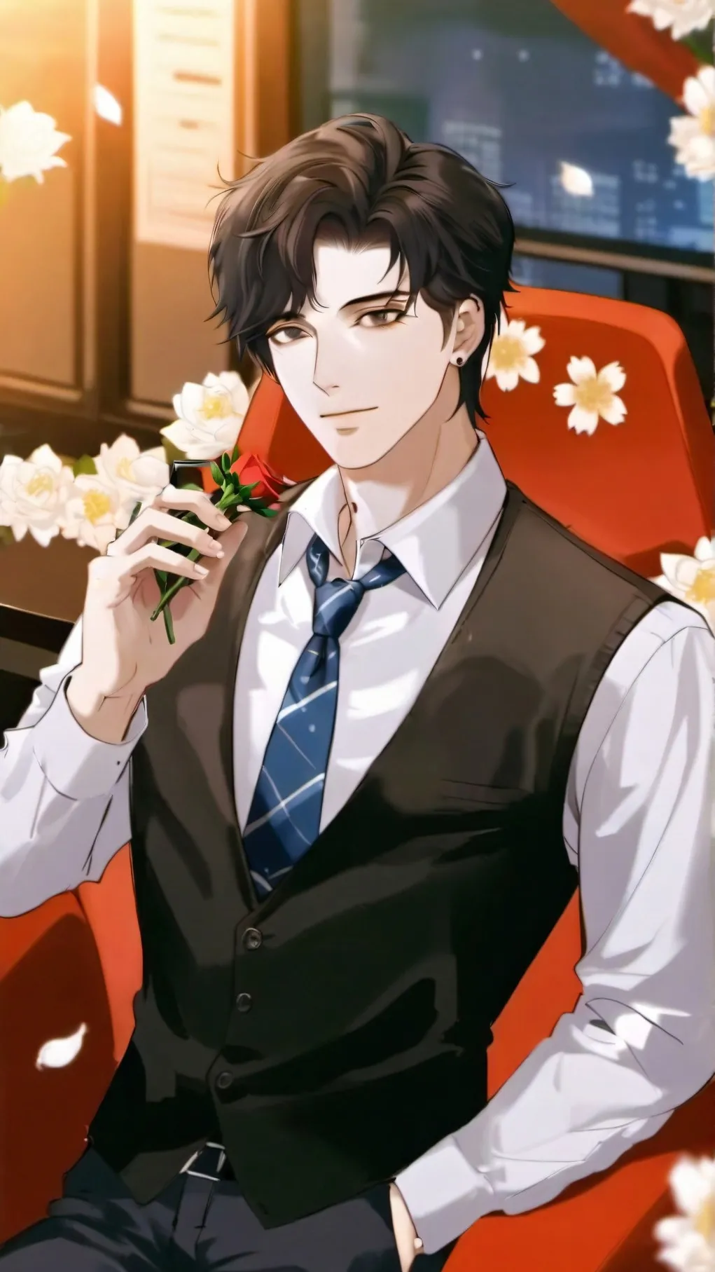 ai character: Lunar background