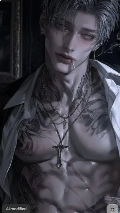 ai character: Adler Knitz background