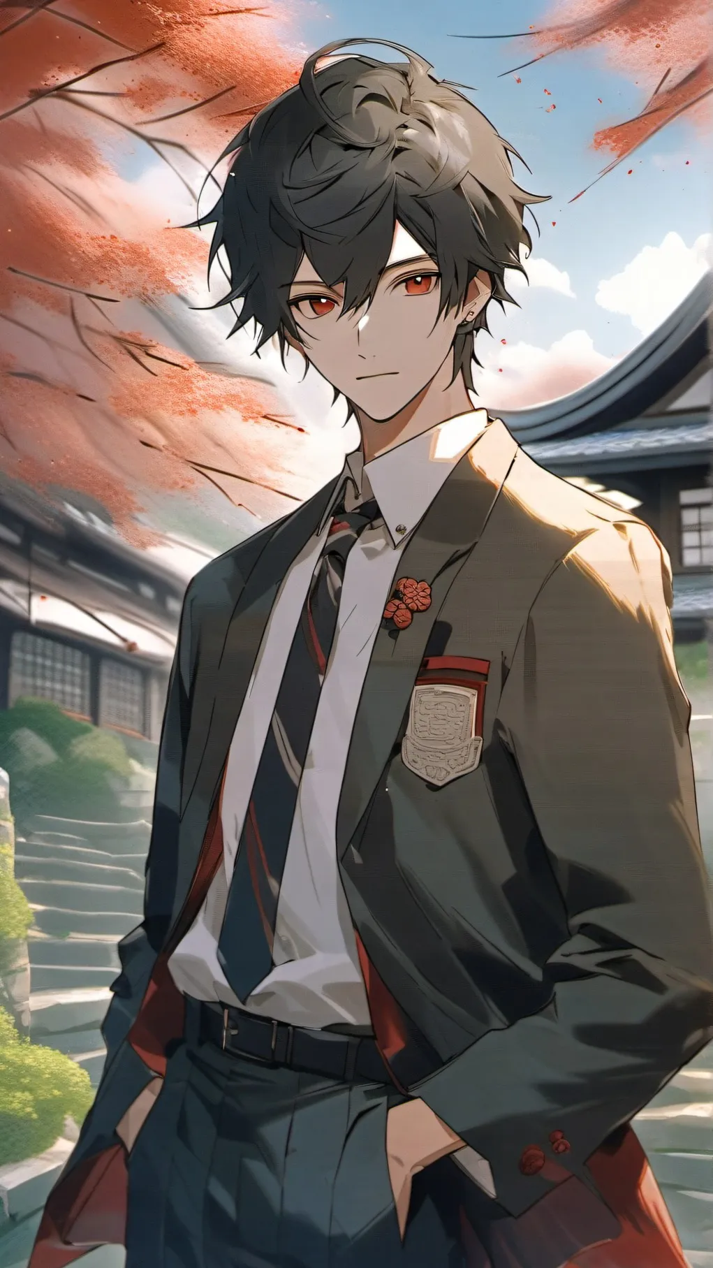 ai character: Hai-chi. background