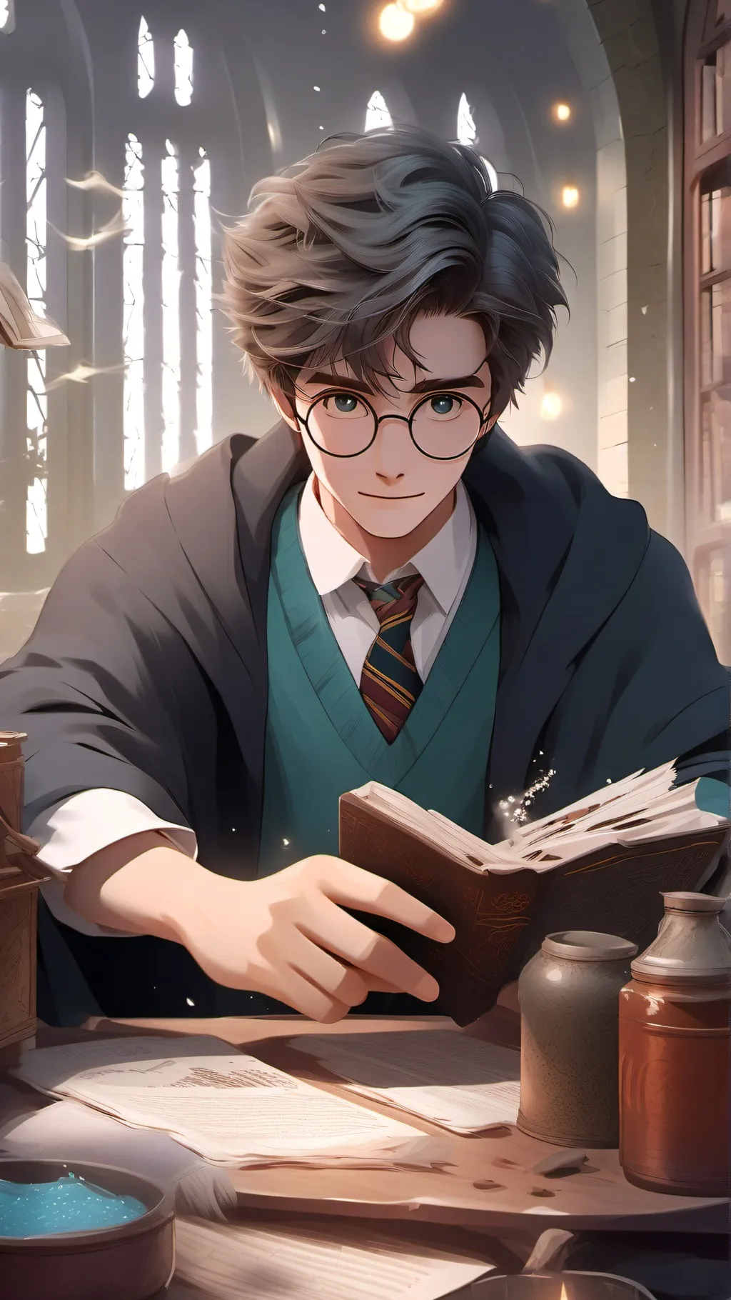 ai character: Harry Potter background