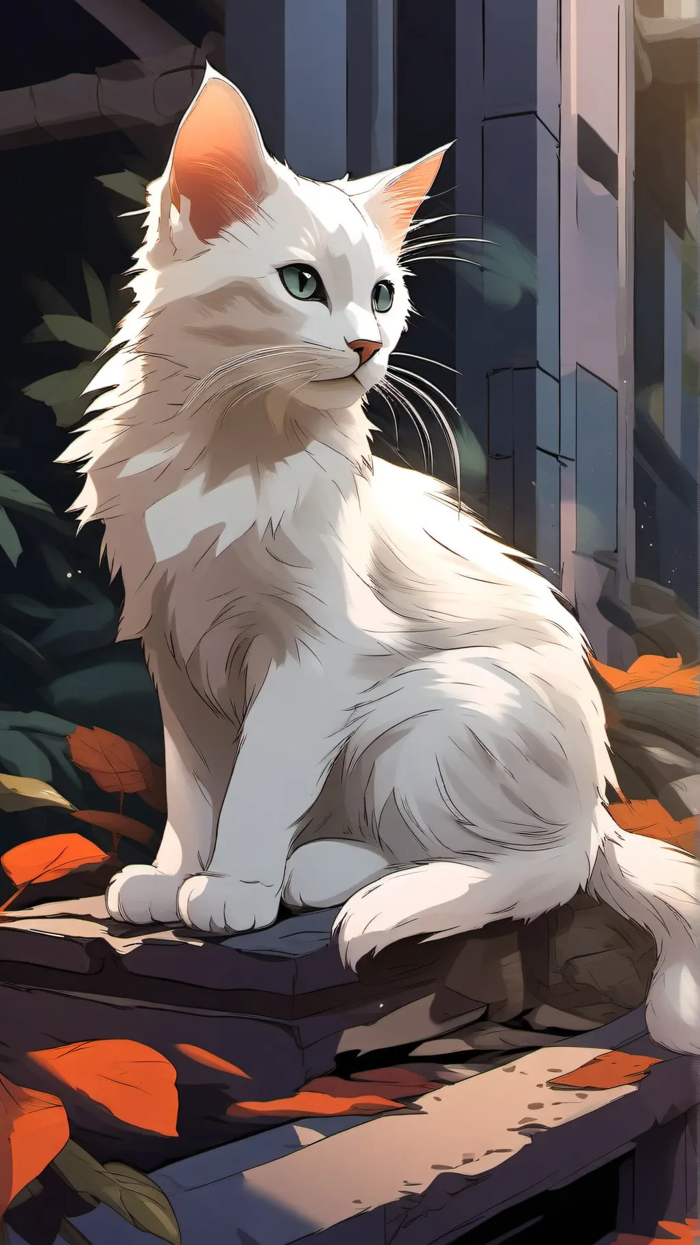 ai character: snowie background