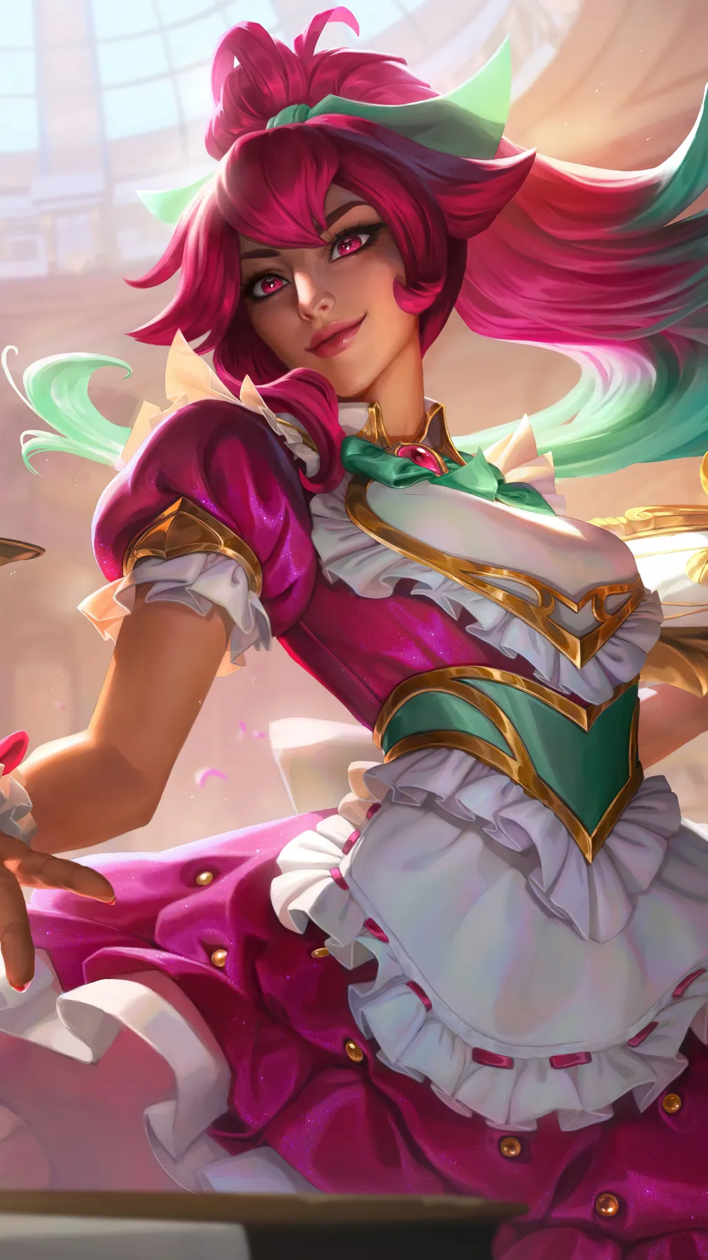 ai character: Sivir  background