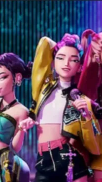 ai character: Huntrix background