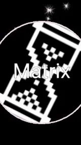 ai character: Matrix background