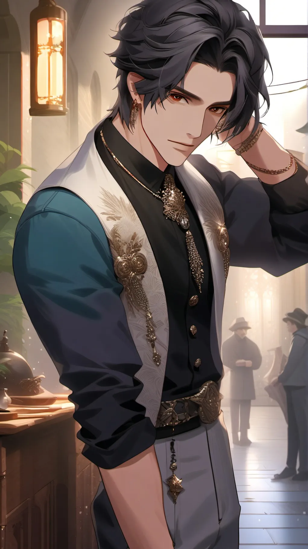 ai character: chris background