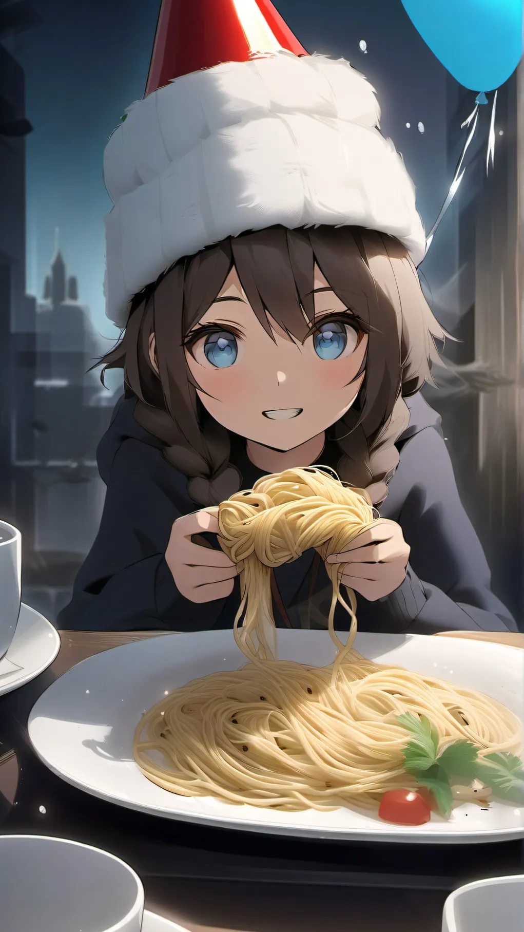 ai character: Louise!! :3 background