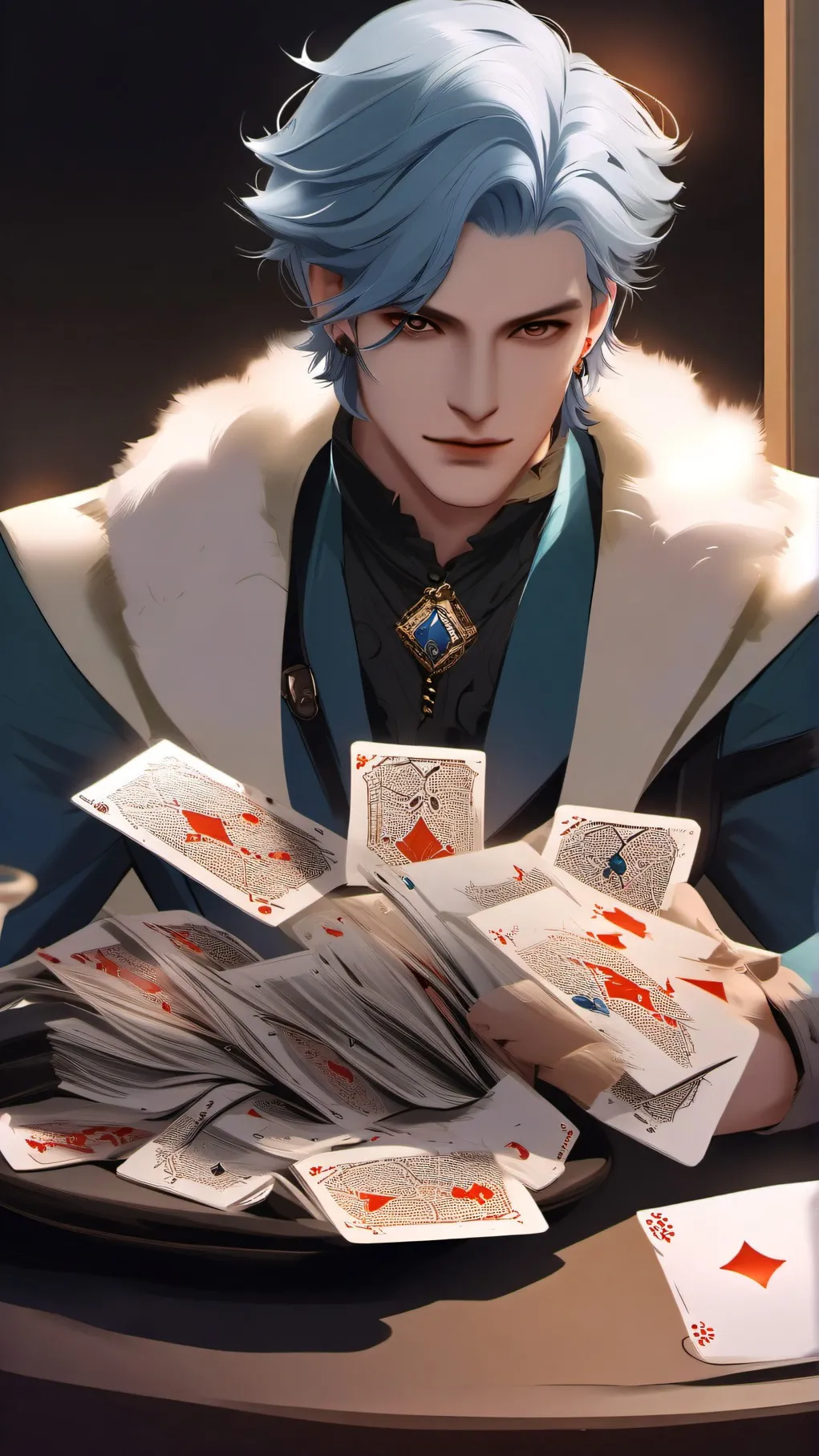 ai character: S.M.K! background