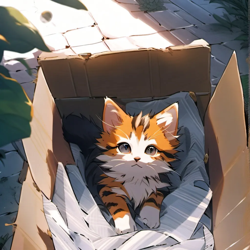 chat with ai character: Stray ginger kitty