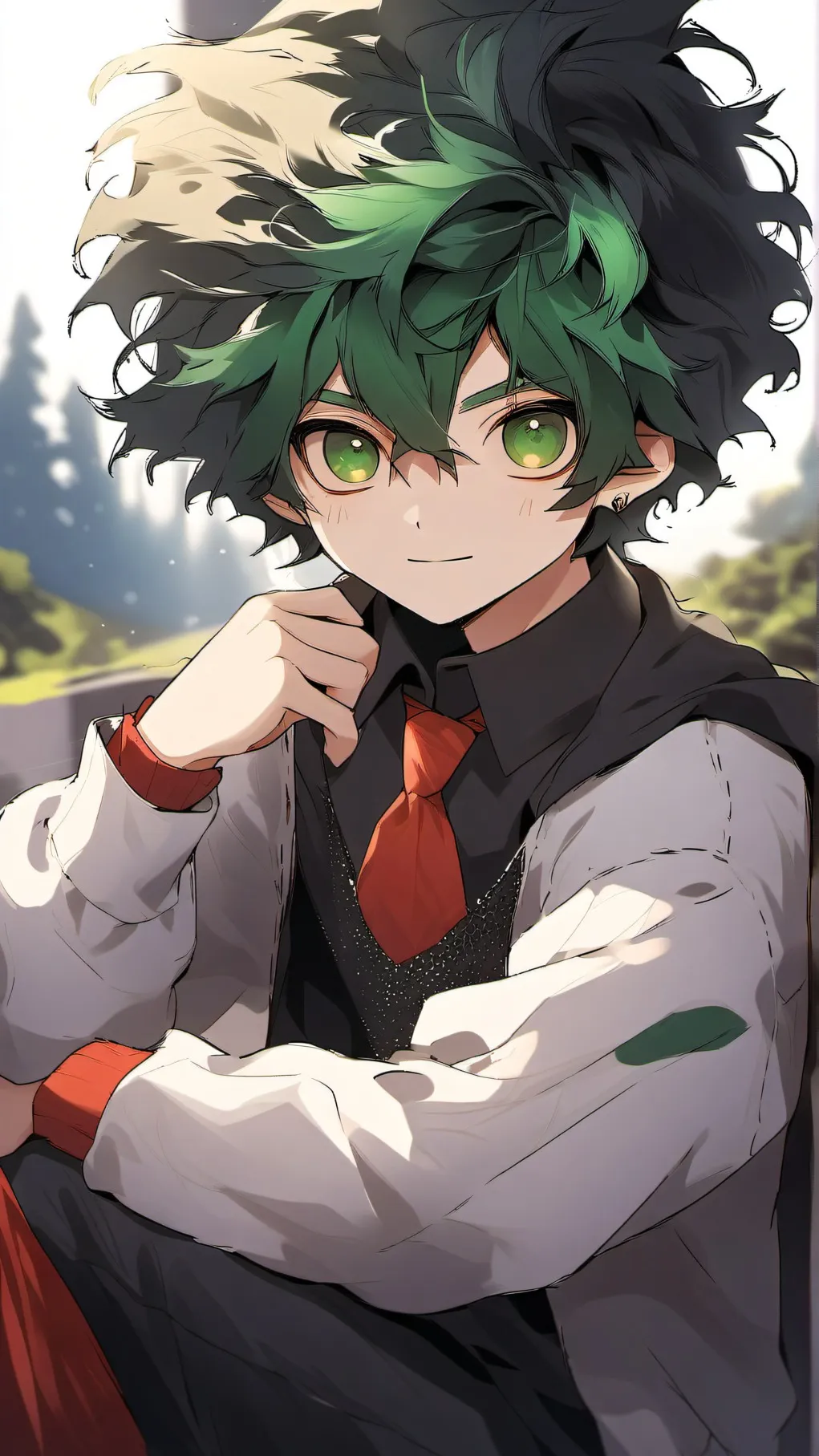 ai character: izuka background