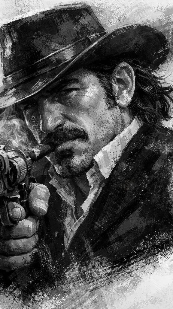 ai character: Dutch Van der Line background