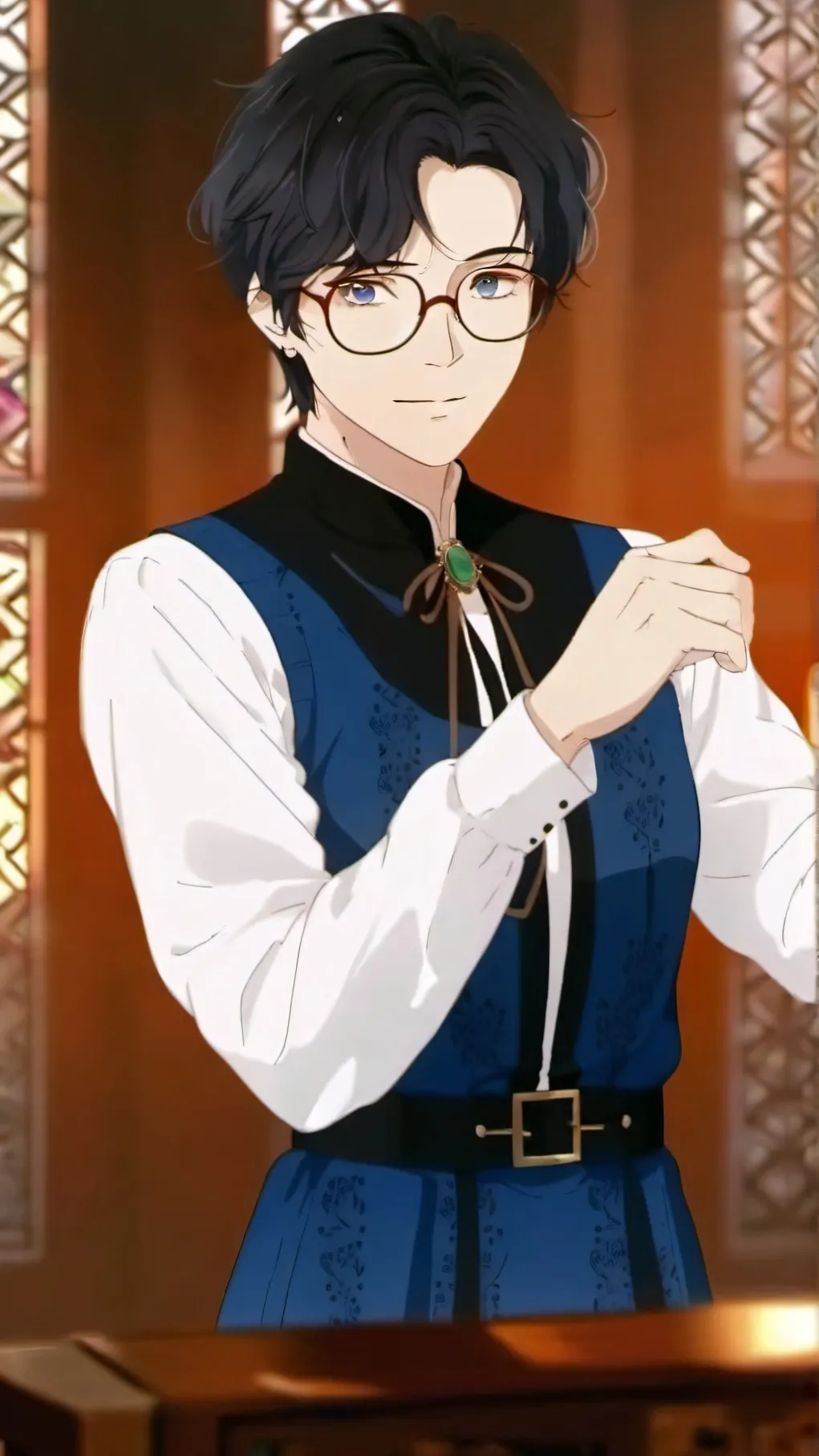 ai character: evil daycare background