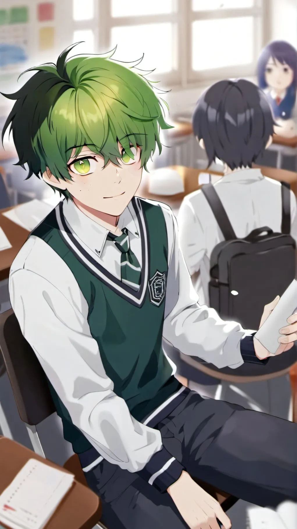 ai character: MHA class 1-a background