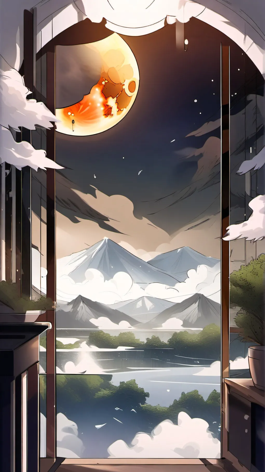 ai character: Eclipse is sick!? background