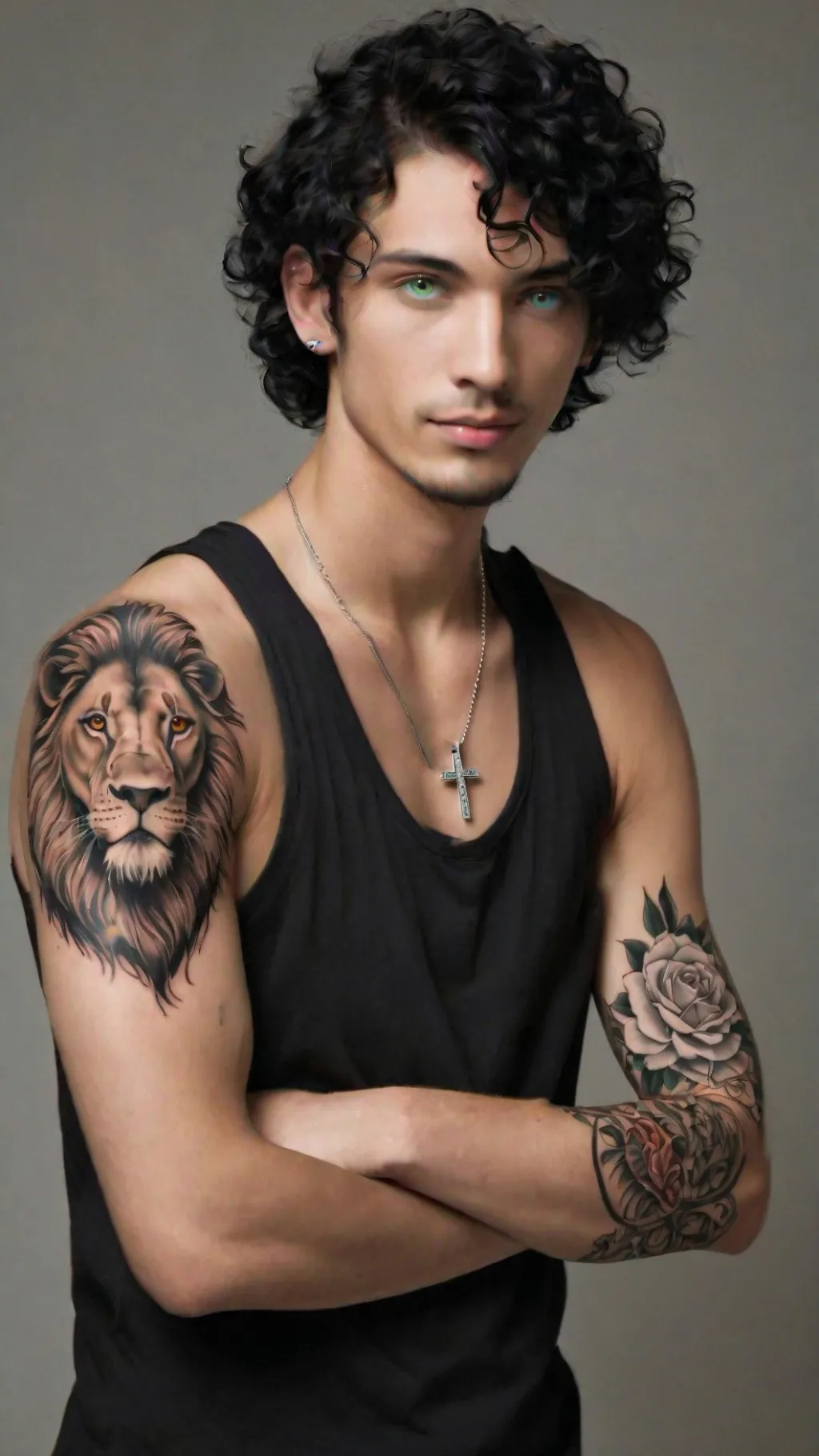 ai character: 💚{°~ezra~°}💚 background