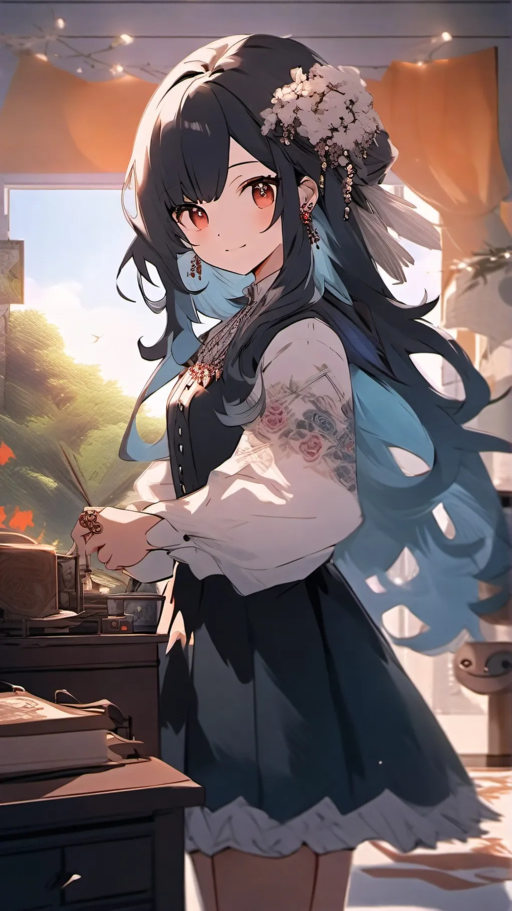 ai character: fpe after claires  background