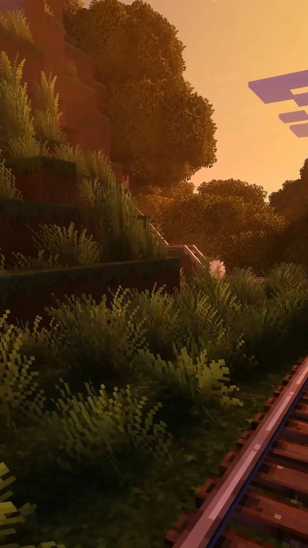 ai character: Minecraft RPG. background