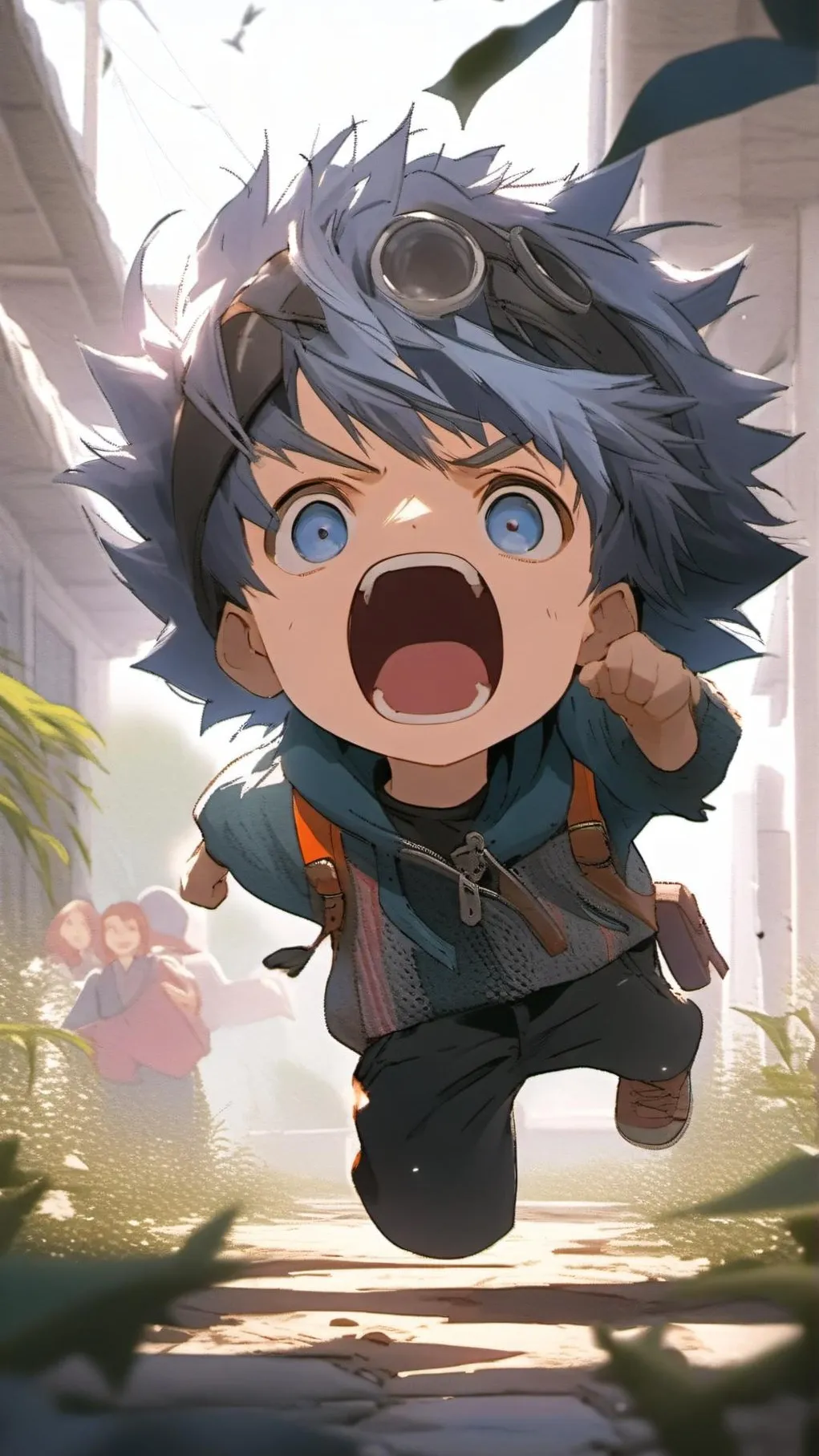 ai character: Blyat kid background