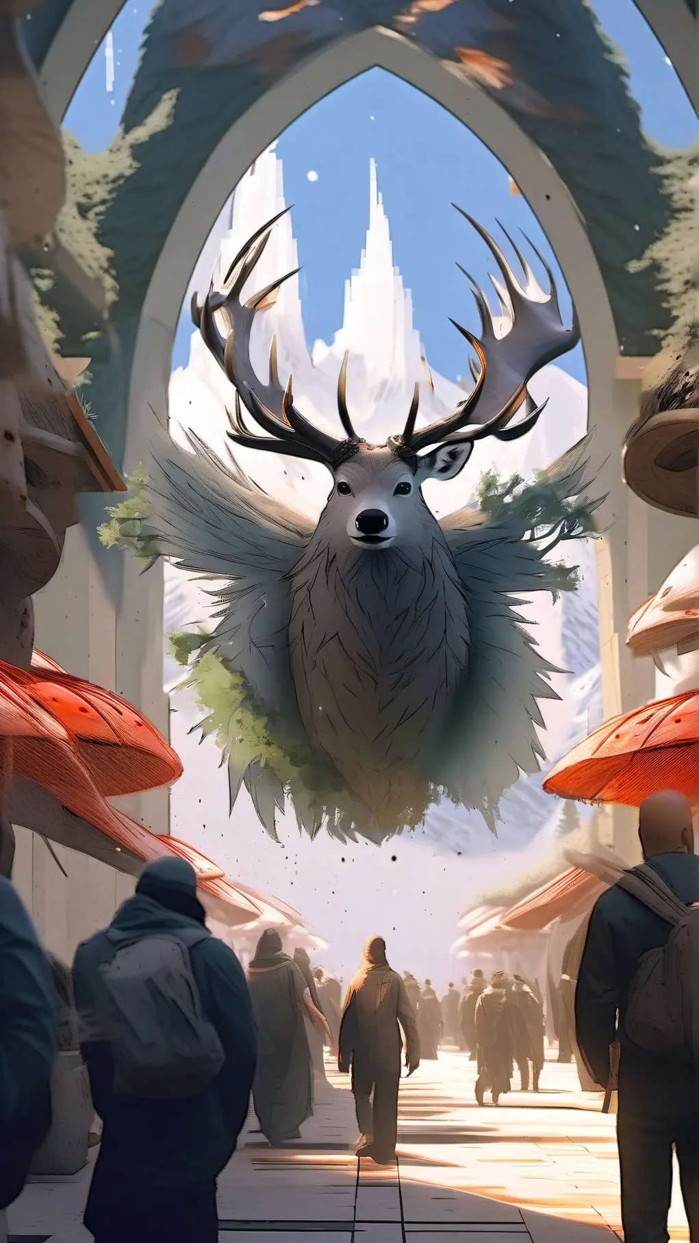 ai character: mesha (KMK shorts) background