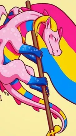 ai character: pan dragonQ background