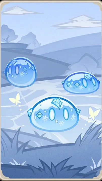 ai character: genshin christmas background