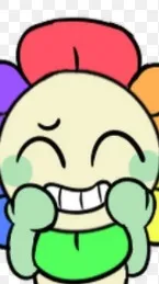 ai character: DANDYS WORLD SUS background