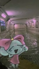 ai character: weirdcore x dw background