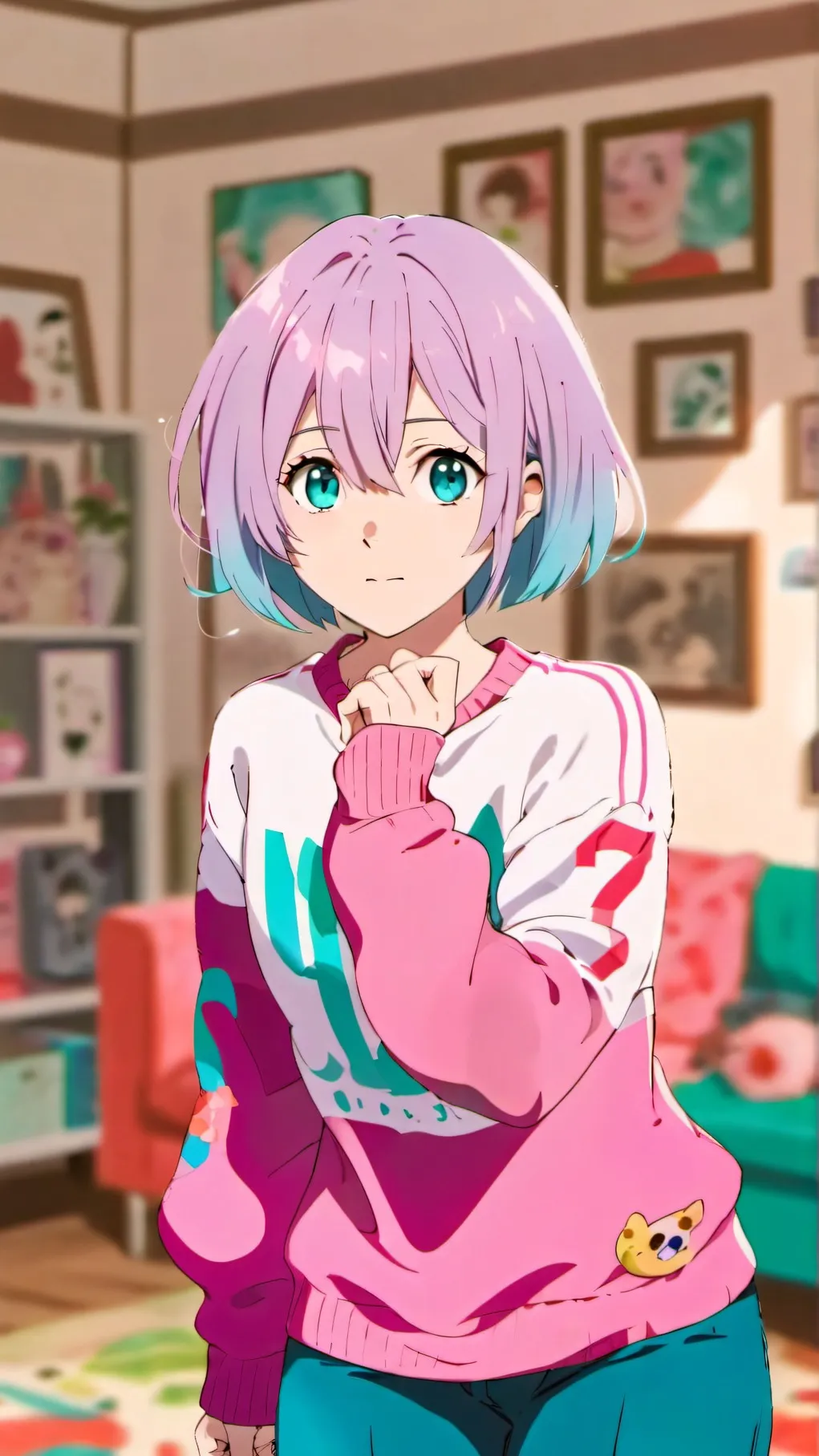 ai character: Sayori background