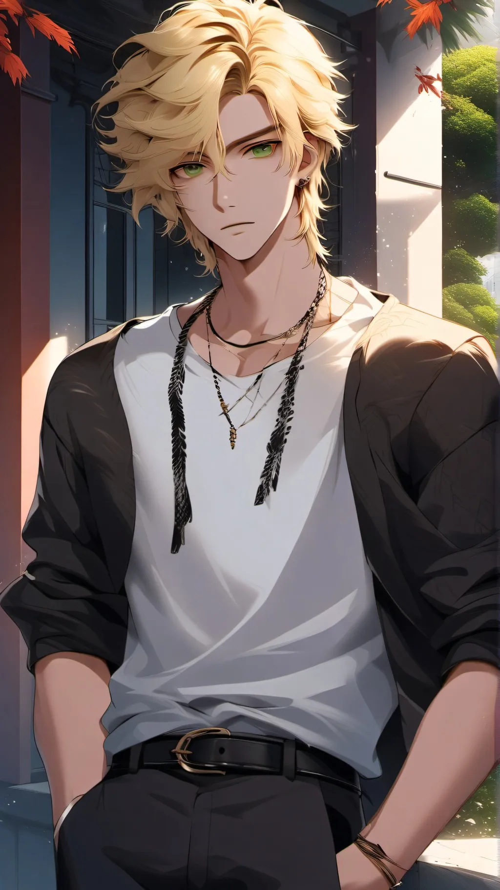 ai character: Z 3 Ř Ø background