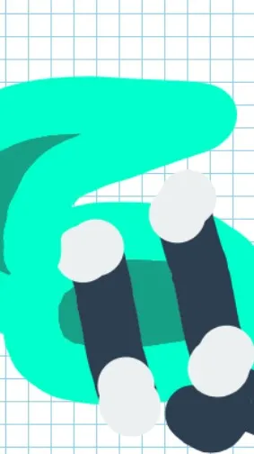 ai character: Squirly background