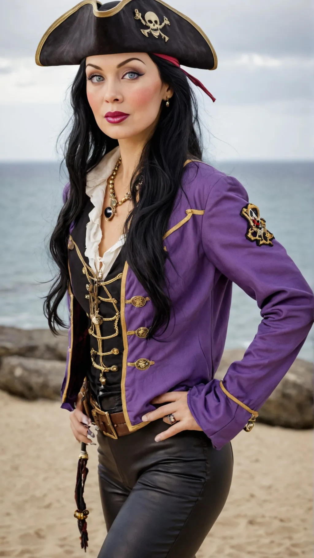 ai character: Capt. Zara Thorne background