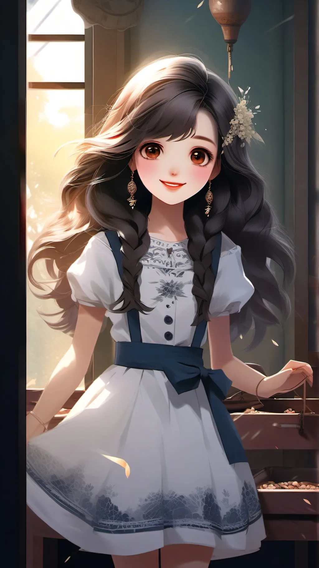 ai character: Sarah background