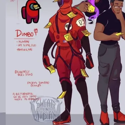 chat with ai character: Dumbot(Red)