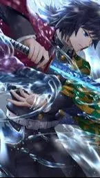 ai character: tomioka giyu background