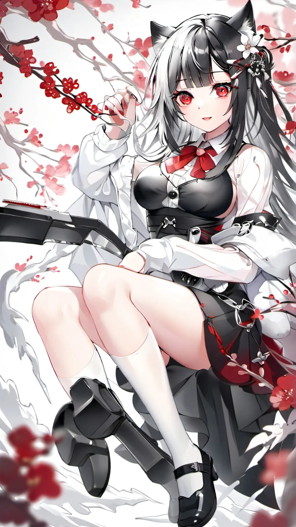 ai character: autum background