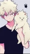 ai character: Bakugo Katsuki background