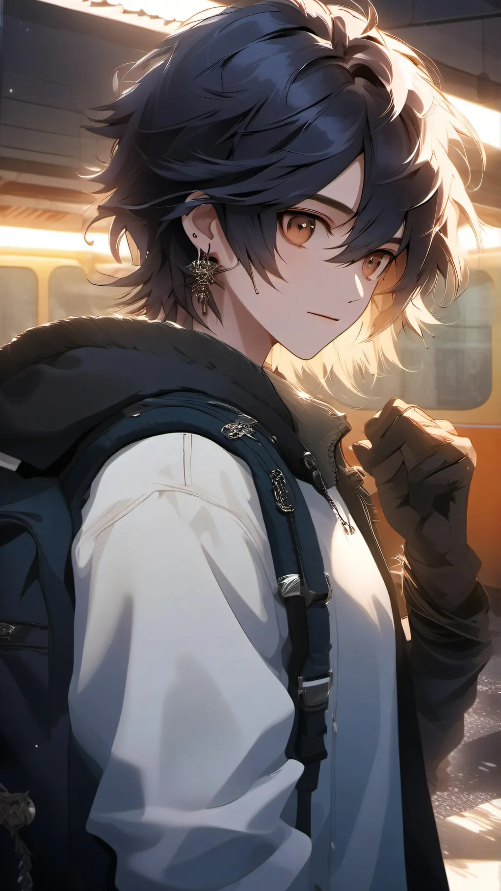 ai character: aundergroundhangou background