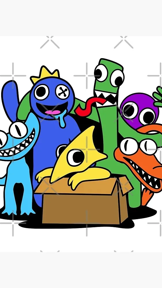 ai character: Rainbow Friends background