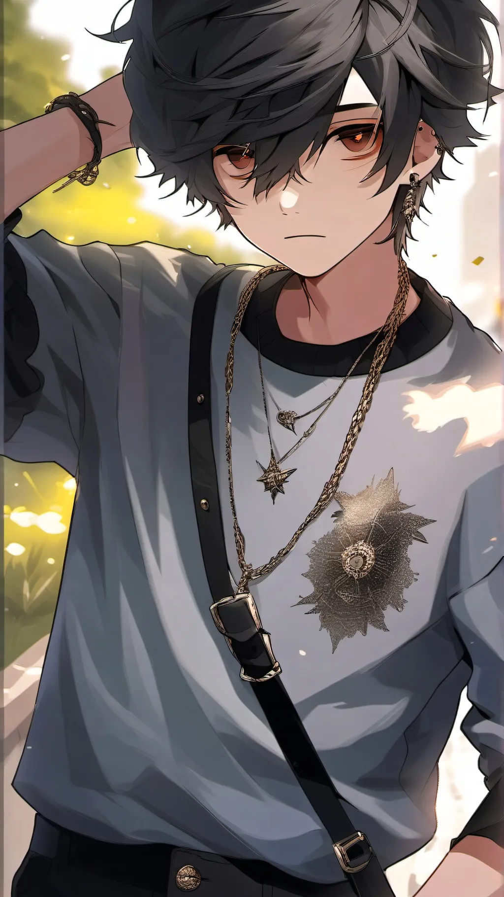 ai character: Emo Boy background