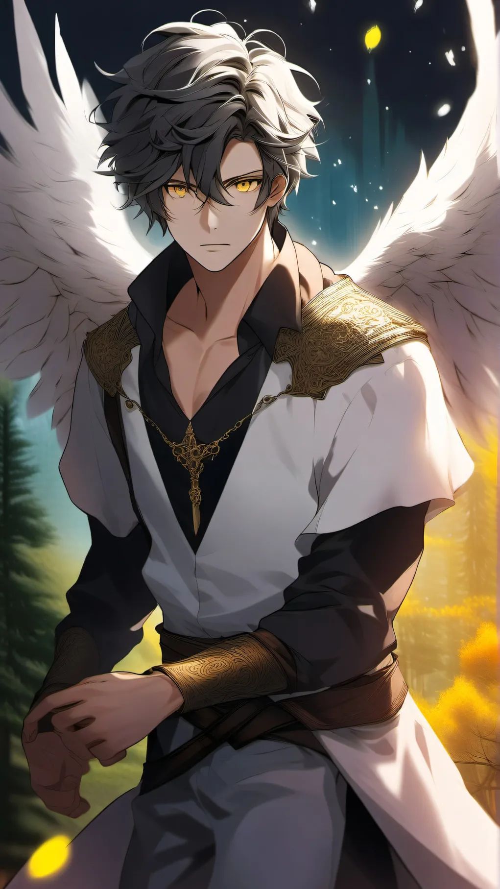 ai character: Ashton  background