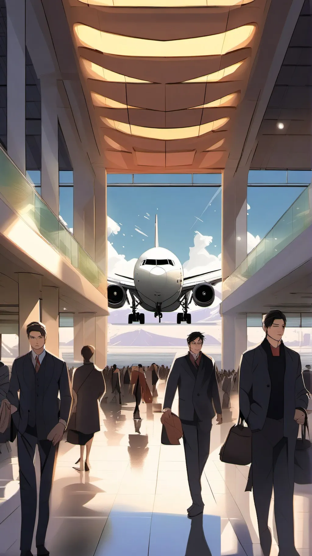 ai character: You're moving background