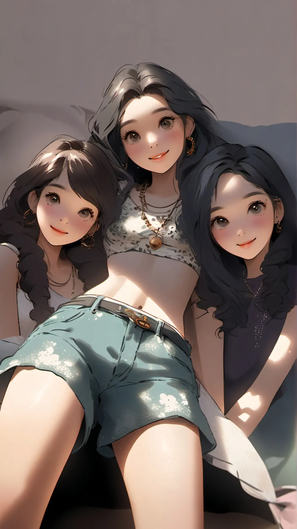 ai character: lily,anna,arthemis background