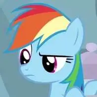 chat with ai character: Rainbow dash