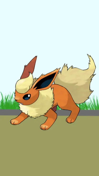 ai character: Flareon background