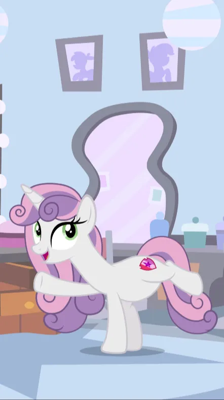 ai character: Sweetie Belle background