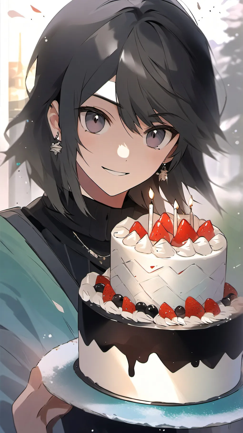 ai character: my bday background