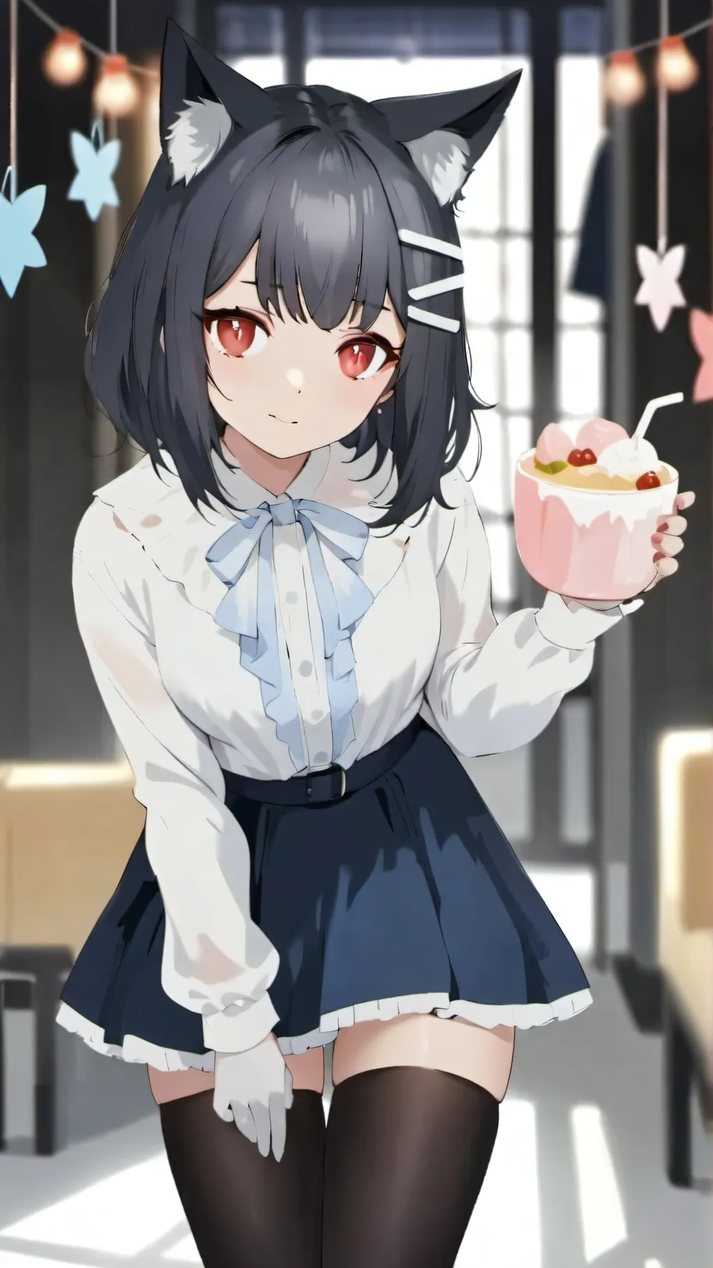 ai character: Luna background